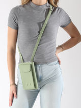 Telefoonetui Pocket Leder Nathan baume Groen n city 3-vue-porte