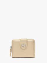 Portemonnee Met Kaarthouder Miniprix Goud grained 78COK867