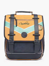 Rugzak 2 Compartimenten Cameleon Geel vintage urban PBVBSD39