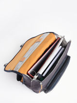 Rugzak 2 Compartimenten Cameleon Geel vintage urban PBVBSD39-vue-porte