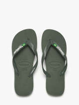 Brasil Logo Havaianas Groen men 4110850H