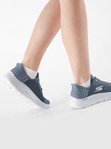 Sneakers Slip-ins Skechers Blauw women 124836-vue-porte