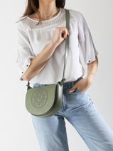Cross Body Tas K Circle Leder Karl lagerfeld Groen k circle A1W30212-vue-porte