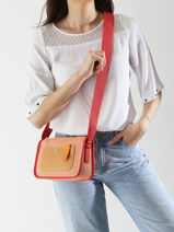 Longchamp Le foulonn soleil Cross bodytas Rood-vue-porte