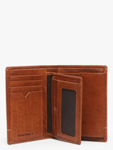 Portefeuille Met Portemonnee Leder Maverick Bruin rough gear MAVRG032-vue-porte