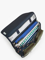 Boekentas Op Wieltjes 2 Compartimenten Cameleon Groen vintage urban PBVBCR38-vue-porte