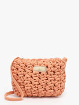 Cross Body Tas Crochet Le voyage en panier Oranje crochet PM854