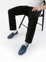 Mocassins Uit Leder Timberland Blauw men 42X7EP31-vue-porte