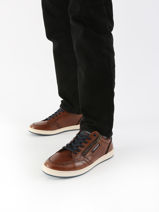 Sneakers Missouri Uit Leder Redskins Zwart men MISSOURI-vue-porte