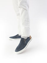 Sneakers Mustang Blauw men 4198402-vue-porte