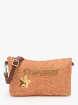 Cross Body Tas Panama Papier Les tropeziennes Oranje panama TZ02