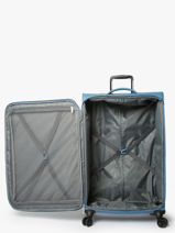 Uitbreidbare Soepele Reiskoffer Summerride American tourister Blauw summerride 153864-vue-porte