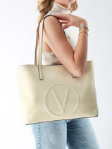 Cross Body Tas Selena Re Valentino Beige selena re VBS8WK01-vue-porte