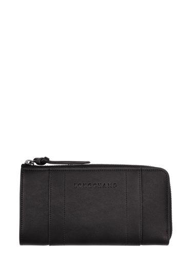 Longchamp Longchamp 3d Portefeuille Zwart