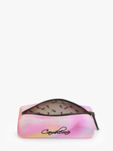Pennenzak Vintage Fantasy 1 Compartiment Cameleon Roze vintage fantasy STRO-vue-porte