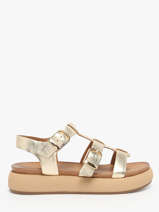 Sandalen Uit Leder Inuovo Goud women A96046