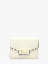 Portefeuille Leder Lancel Wit angele A13161