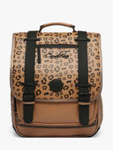 Rugzak Vintage North 2 Compartimenten Cameleon Bruin vintage north 28349-22