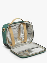 Lunchtas 1 Compartiment Cameleon Groen vintage fantasy BL24-vue-porte
