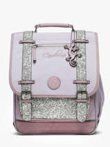 Rugzak Vintage Fantasy 2 Compartimenten Cameleon Violet vintage fantasy SD39