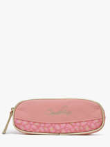 Pennenzak Kinderen 2 Compartimenten Vintage Fantasy Cameleon Roze vintage fantasy TROU