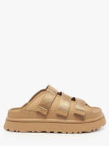 Slippers Goldenglow Uit Leder Ugg Bruin women 1167430