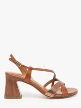 Sandalen Met Hak Uit Leder Tamaris Bruin women 44