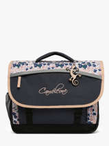 Boekentas Kind 2 Compartimenten Cameleon Blauw actual CA38
