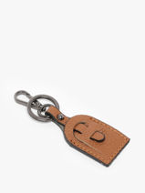 Sleutelhanger Caviar Leder Milano Blauw caviar CA23119-vue-porte