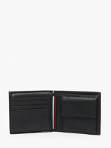 Cross Body Tas Leder Tommy hilfiger Zwart th premium AM12189-vue-porte