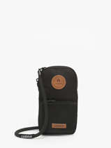 Cross Body Tas Accessoire Gerecycleerd Polyester Cabaia Zwart accessoire PHONEBAG