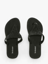 Open Sandalen Met Hak Isotoner Zwart women 94615