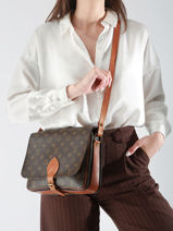 Cross Body Tas Second Life Louis vuitton Bruin second life 1217065-vue-porte