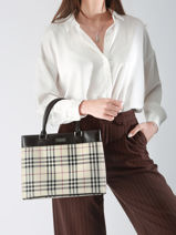 Handtassen Second Life Burberry Beige second life 1320627-vue-porte
