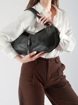 Handtassen Second Life Leder Celine Zwart second life 1323757-vue-porte
