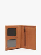 Portefeuille Oil Leder Etrier Bruin oil EOIL442-vue-porte