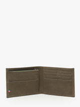 Portfeuille Oil Leder Etrier Groen oil EOIL102-vue-porte