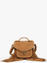 Cross Body Tas Folk Leder Paul marius Bruin folk GEORXFOL