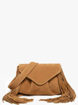 Cross Body Tas Suzon M Folk Leder Paul marius Bruin folk SUZOMFOL