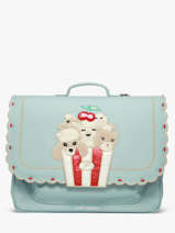 Boekentas 2 Compartimenten Jeune premier Blauw daydream girls G