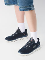 Sneakers Glide-step Noxus Skechers Blauw men 233010-vue-porte