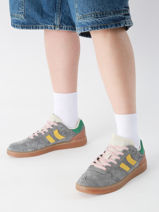 Sneakers Uit Leder Coolway Grijs men 86035950-vue-porte