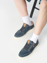 Sneakers Mustang Blauw men 4204304-vue-porte