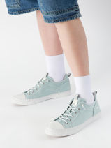 Sneakers Mustang Blauw women 1376308-vue-porte