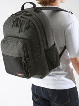 Rugzak 2 Compartimenten Met 15" Laptopvak Eastpak Grijs pbg authentic PBGA5B9Q-vue-porte