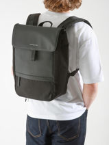 Business Rugzak 1 Compartiment Met 15" Laptopvak Kapten and son Zwart backpack FYN2-vue-porte
