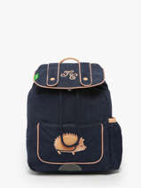 Rugzak Tann's Blauw tann's x tartine et choco 214112
