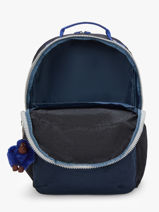 Rugzak 2 Compartimenten Met 15" Laptopvak Kipling Blauw back to school KI4275-vue-porte