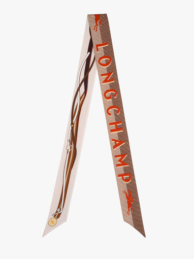 Longchamp Soie gots Foulard Beige