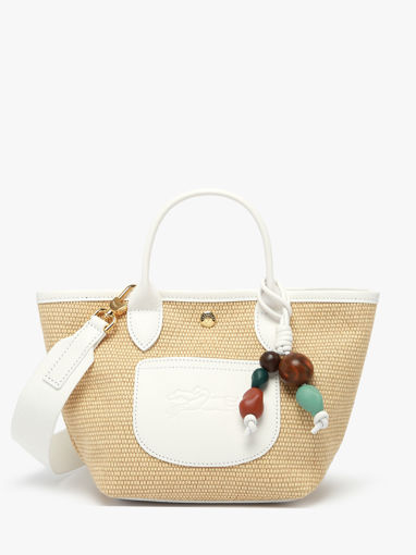 Longchamp Le panier pliage perles Longchamp Wit